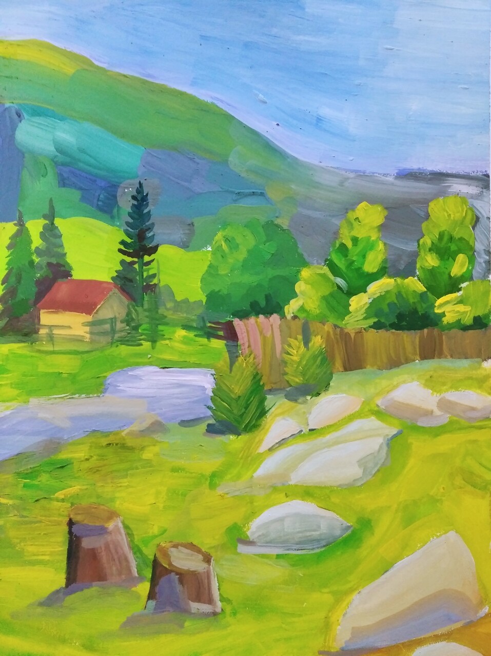 Полянка у реки Эржей