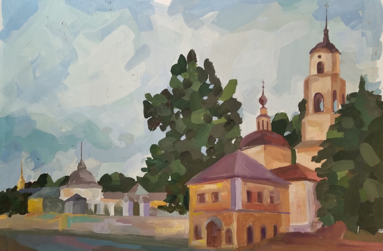 Вечерняя улица. г. Владимир