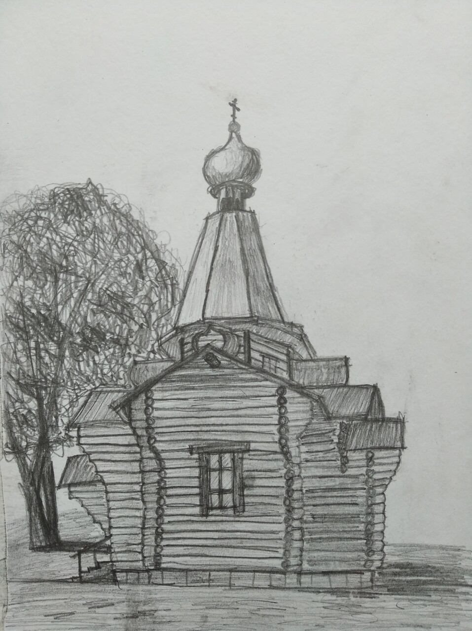 Деревянная часовня. Великий Новгород