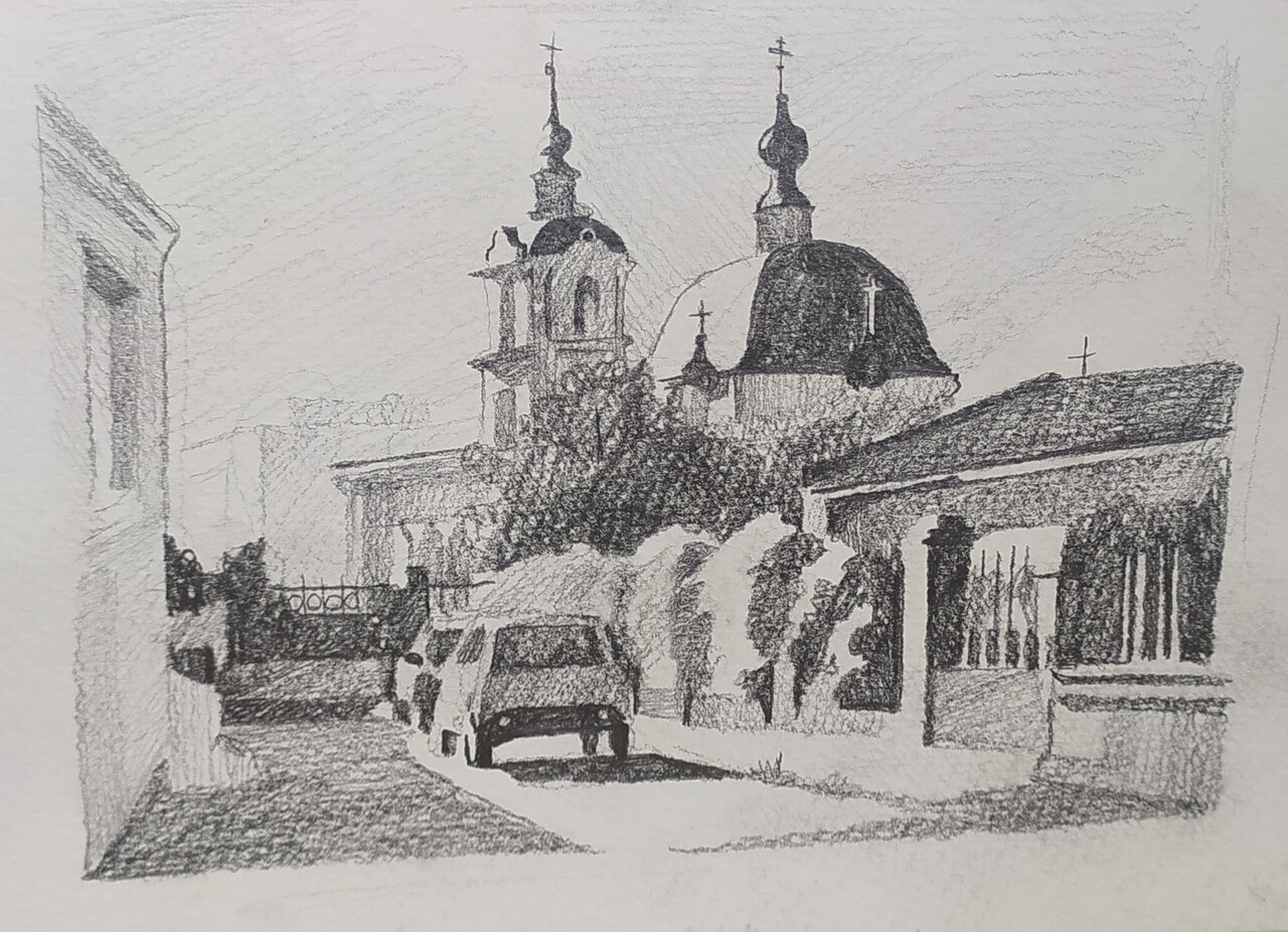 Зарисовка московской улицы