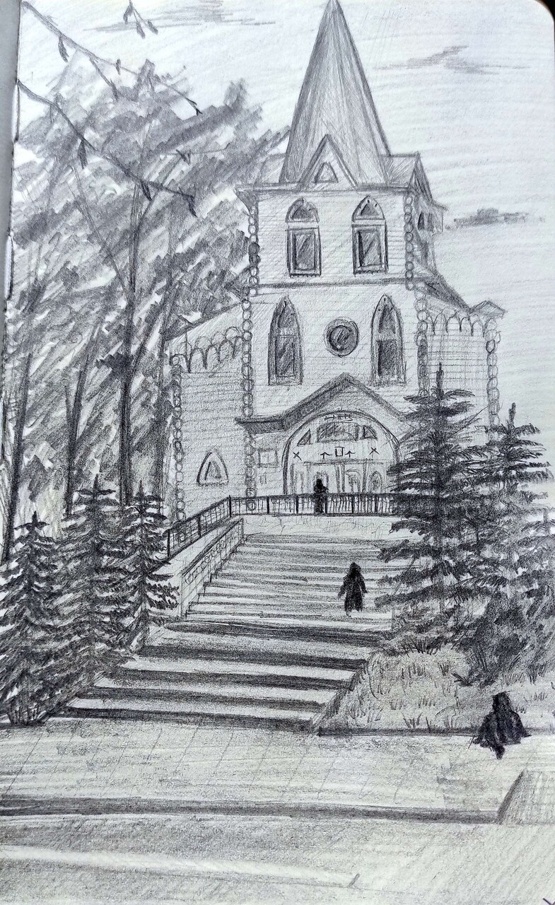 Возле храма