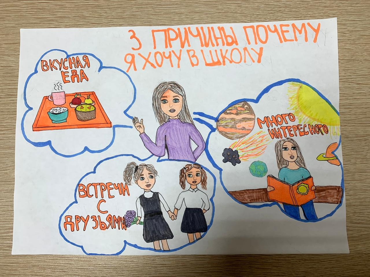 3 причины по чему я хочу в школу!