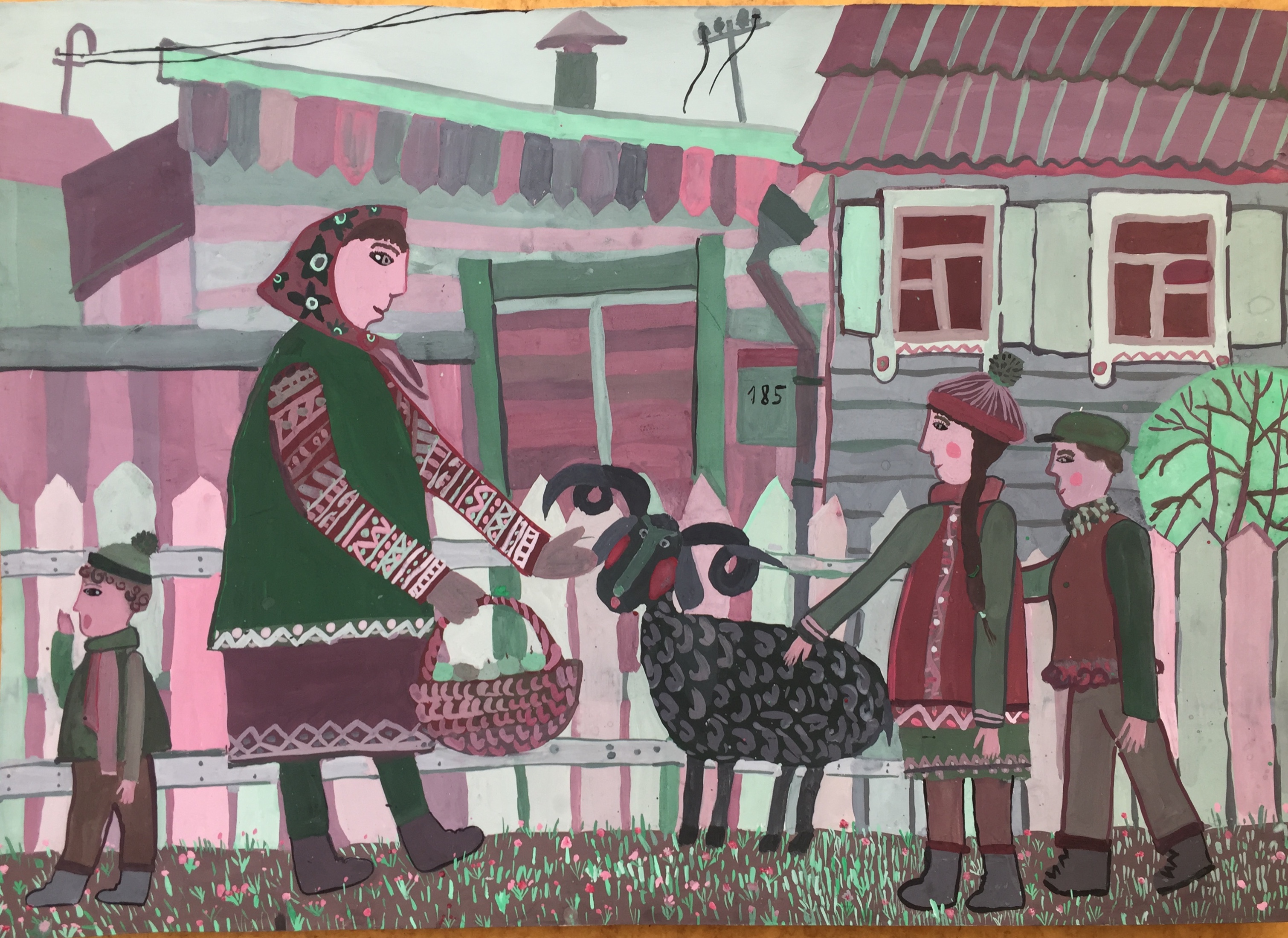 каникулы в деревне