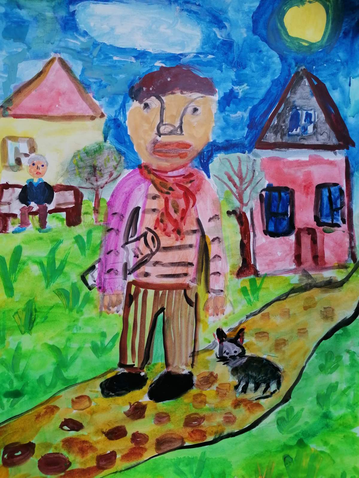 В деревне