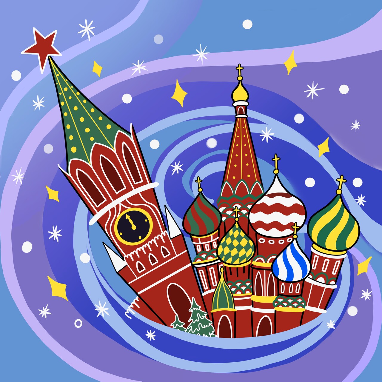 С Новым годом Россия! С Новым годом Россия!