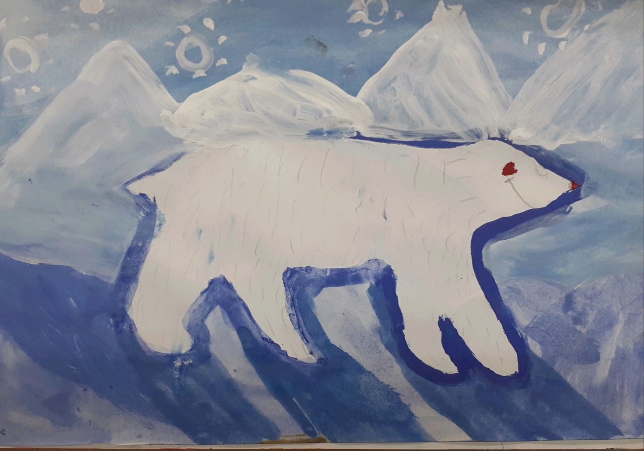 Архангельск музей Арктики фигура белого медведя