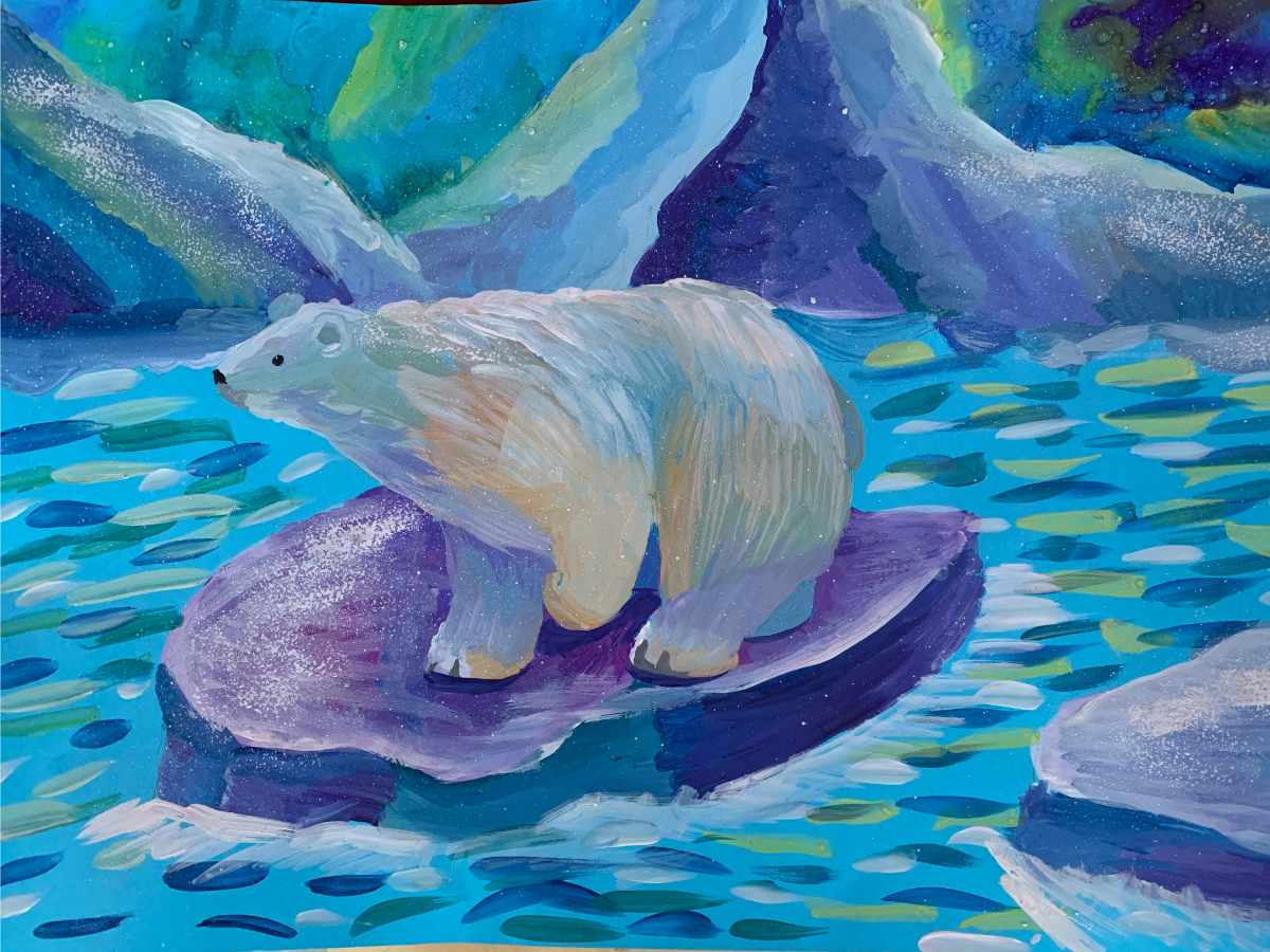 Полярный медведь конкурс рисунки