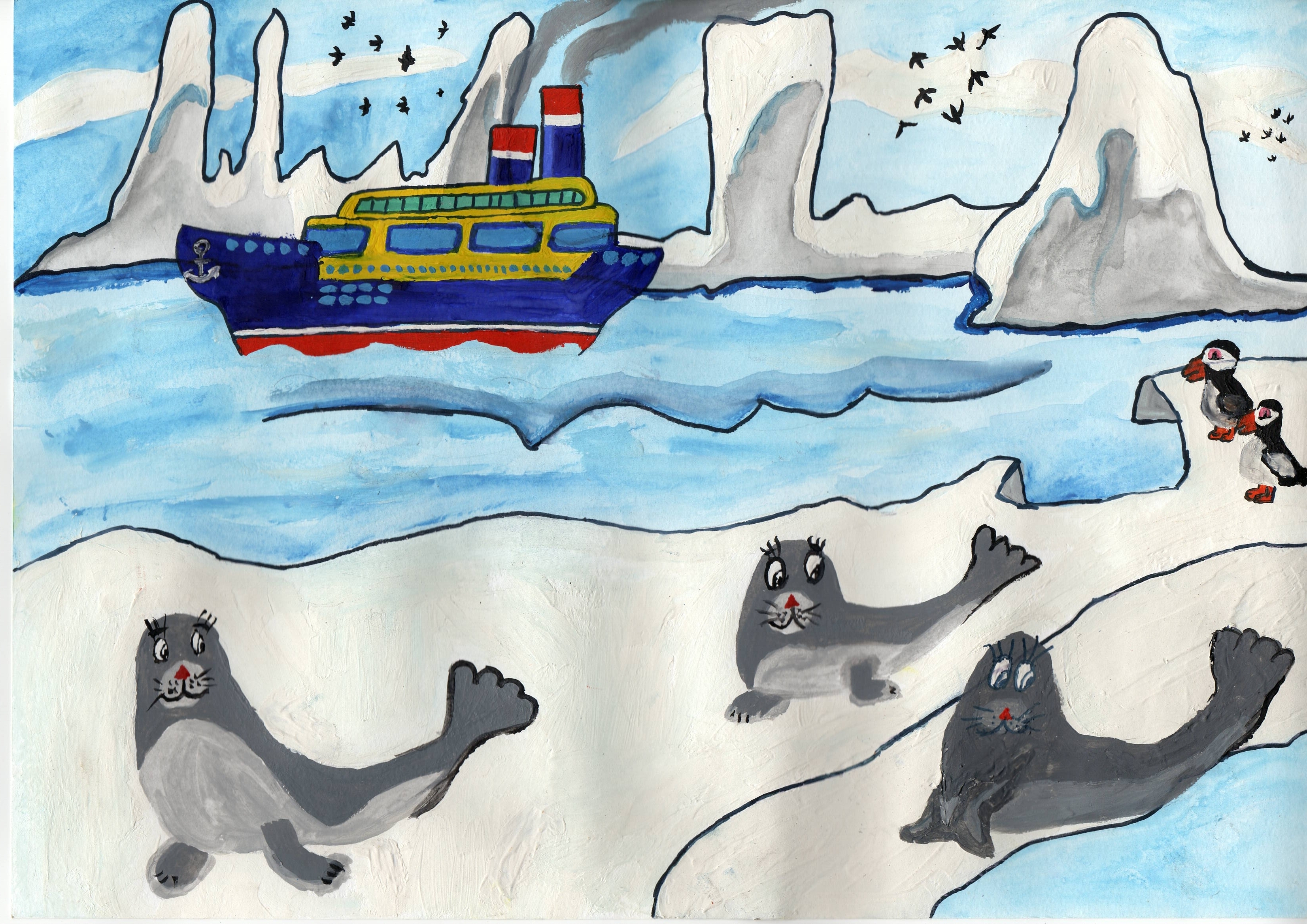 Рисунок Арктика сегодня