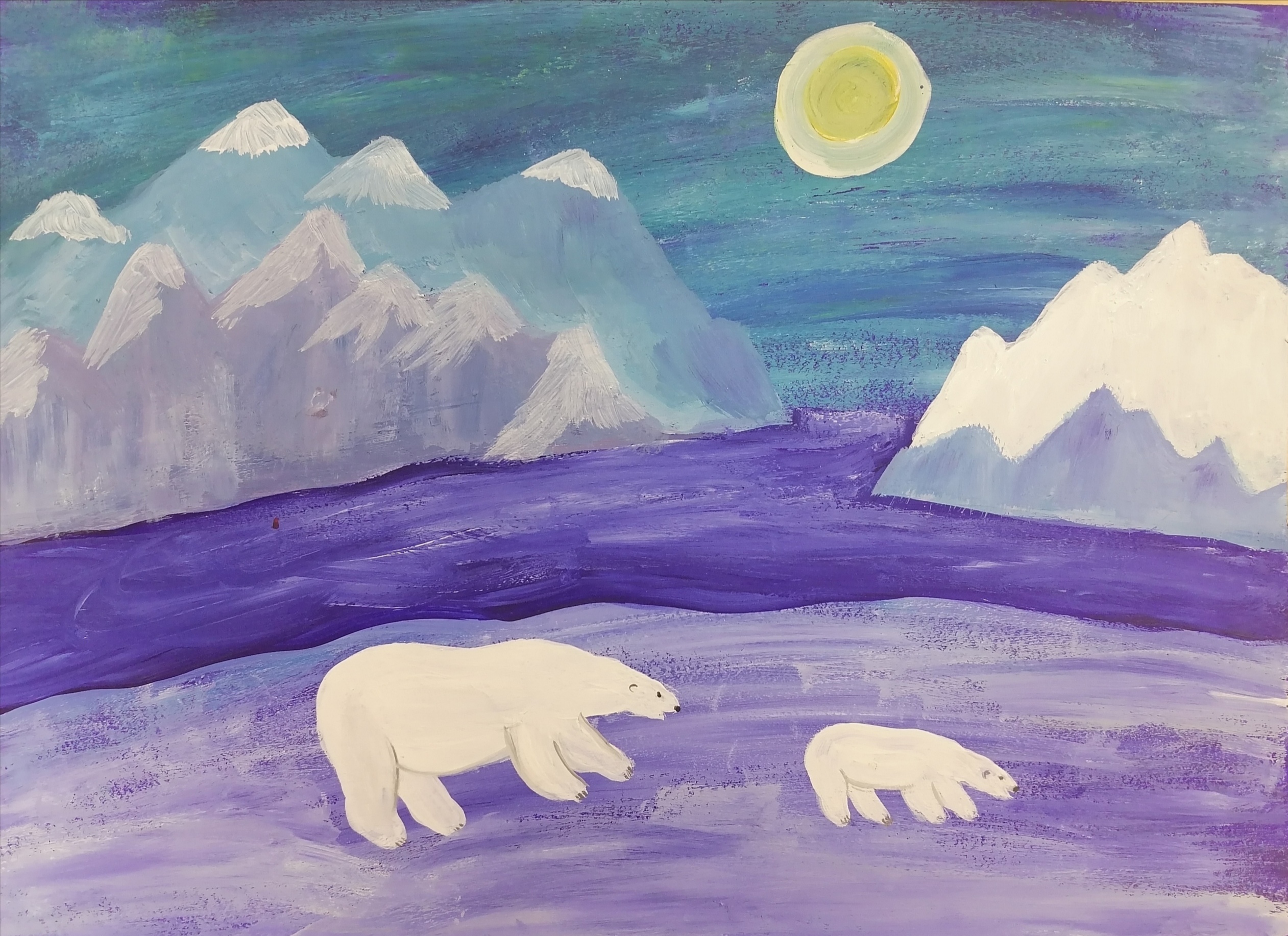 Рисунок на тему Арктика