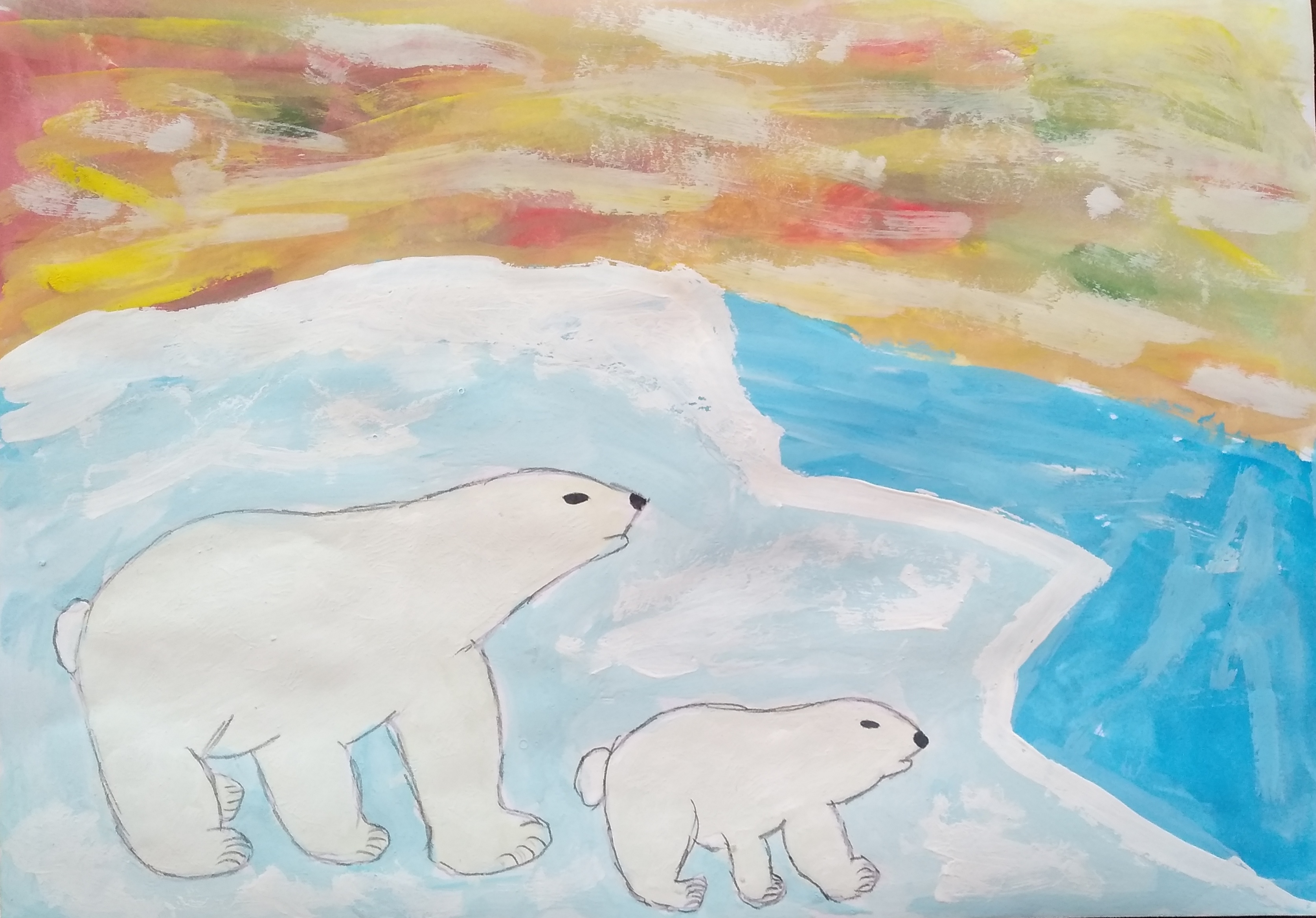 Арктика рисунок небольшой