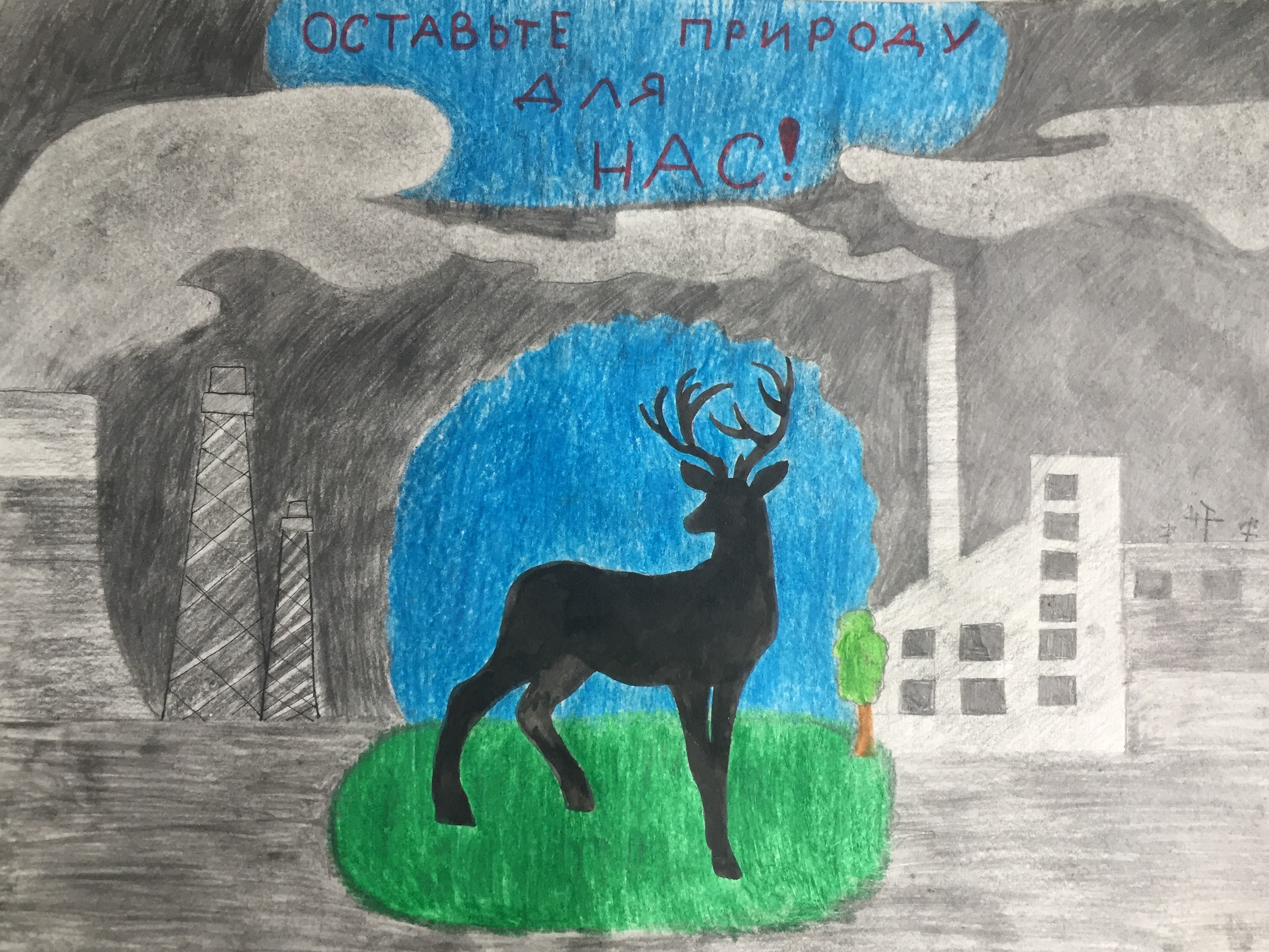 "природа нам нужна чтобы жить"