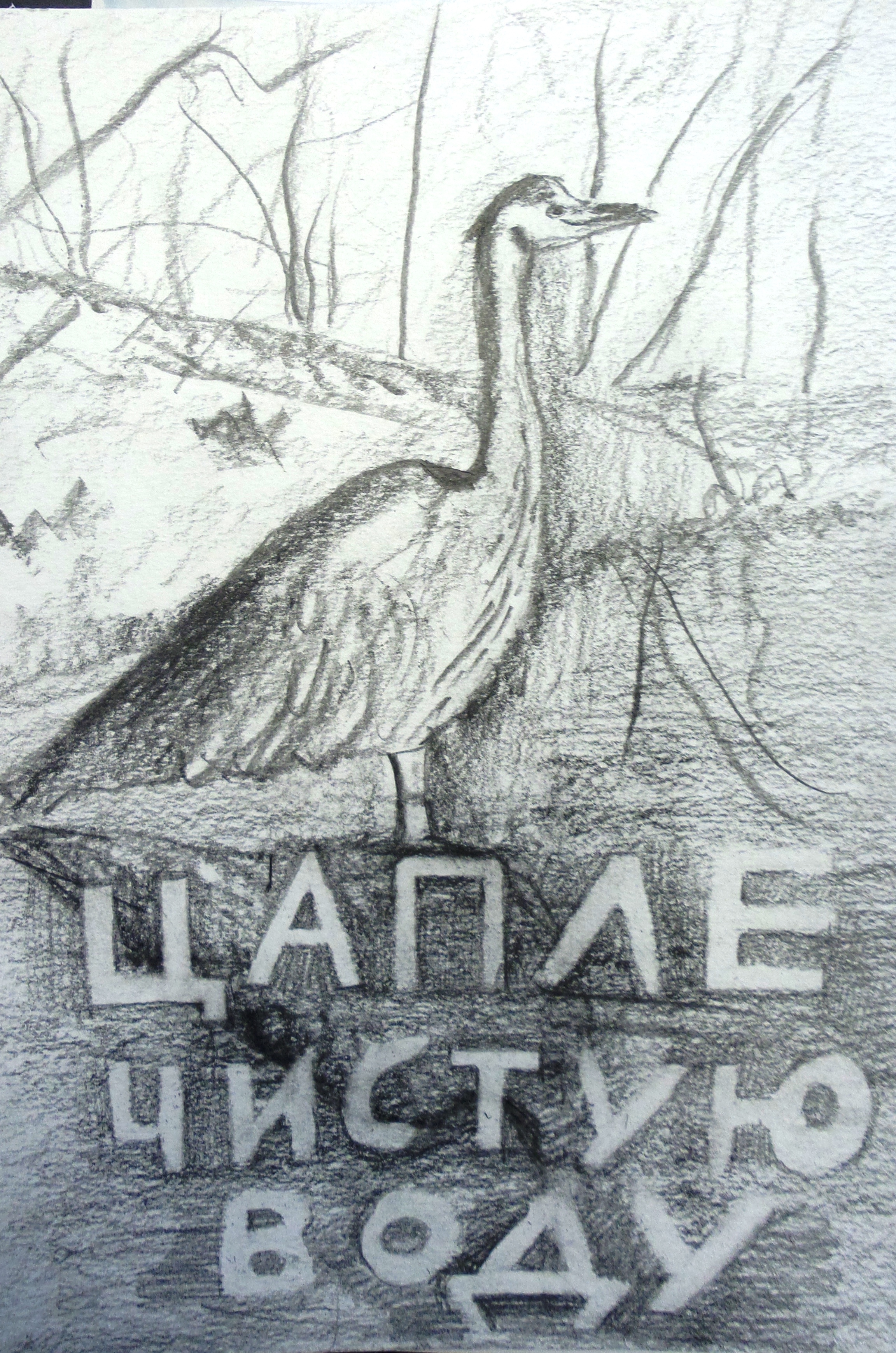 Цапле чистую воду