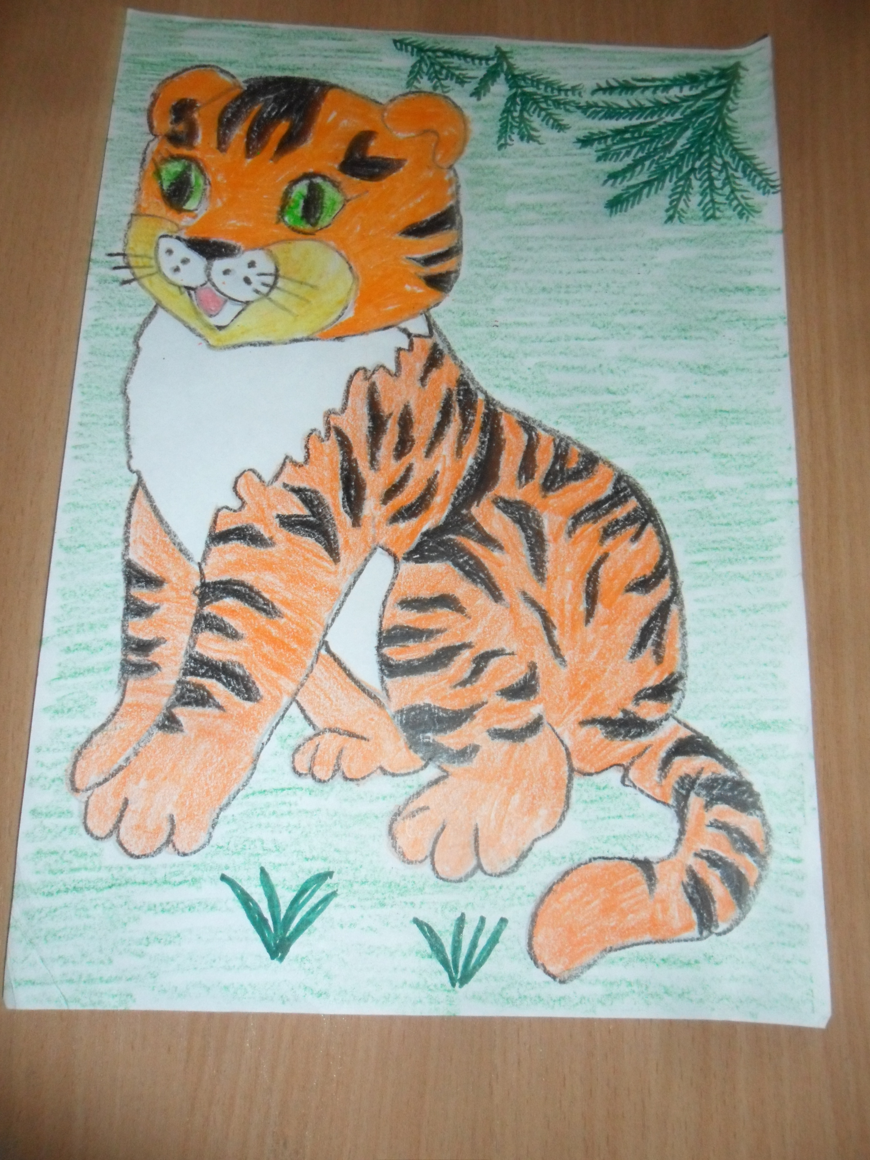 Рисунка рисунки к Дню тигра